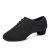 SWDZM Zapatos de Baile Latino Mujer Tacon 3cm Hombres Punta Cerrada de Salón Salsa Tango Práctica,Negro,44EU